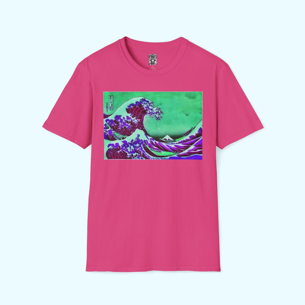 Purple Great Wave - Soft-Style Tee