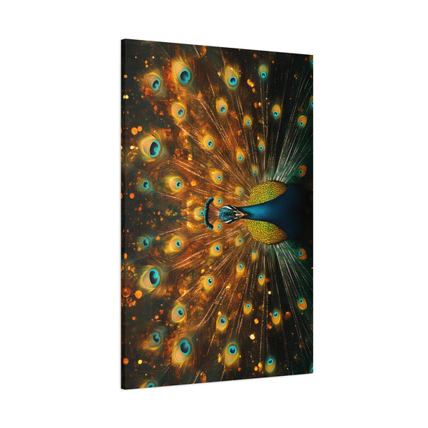 Neon Plumage - Canvas Poster