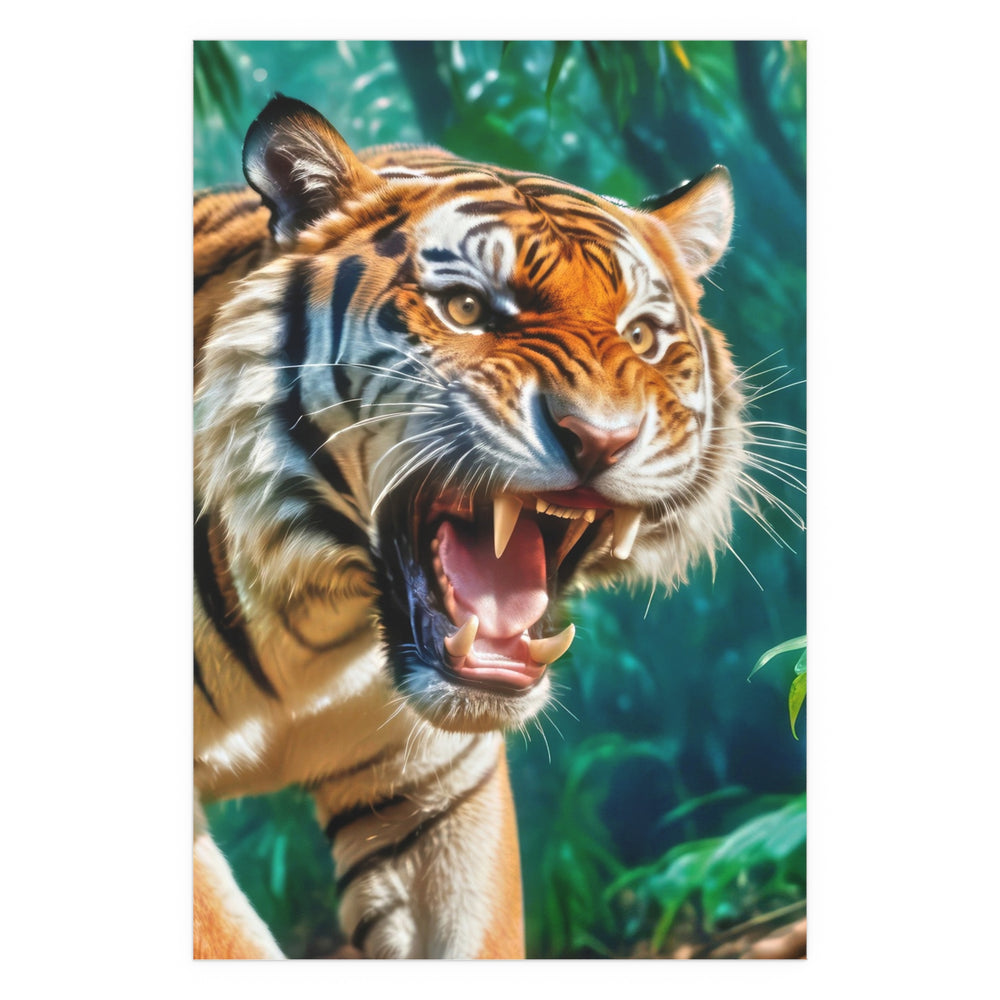 Orange Bengal - Silk Poster