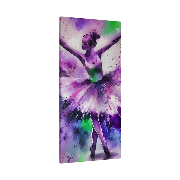 Polychrome Ballet Purple - Canvas Poster