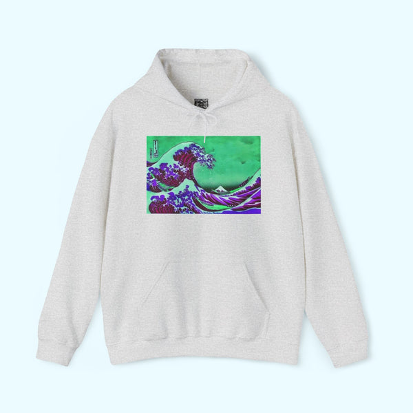 Purple Great Wave - Pullover