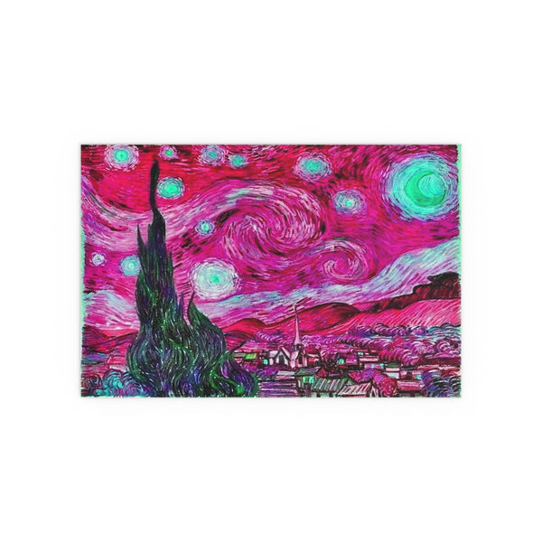 Star Night Fuchsia - Silk Poster