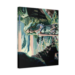 Cliff Over The Sea - Canvas Poster
