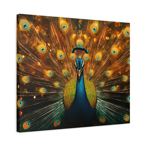 Neon Plumage - Canvas Poster