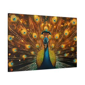 Neon Plumage - Canvas Poster