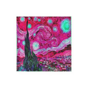 Star Night Fuchsia - Silk Poster