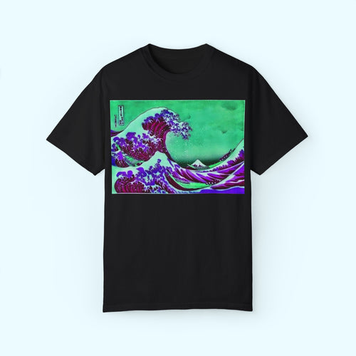 Purple Great Wave - Graphic Tee