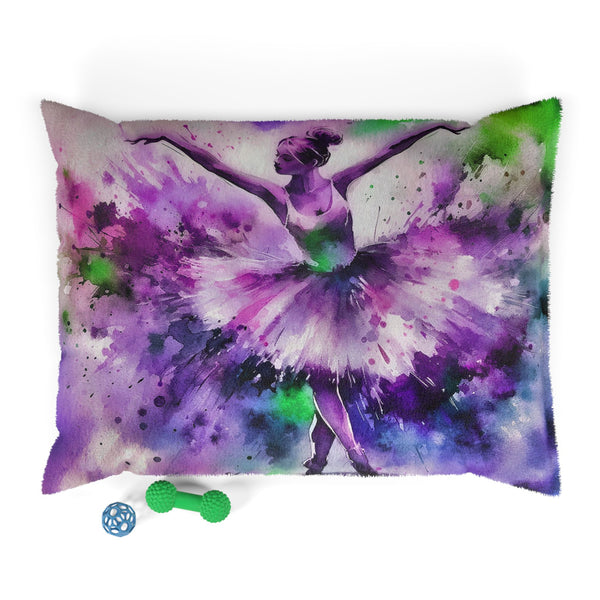 Polychrome Ballet Purple - Pet Bed