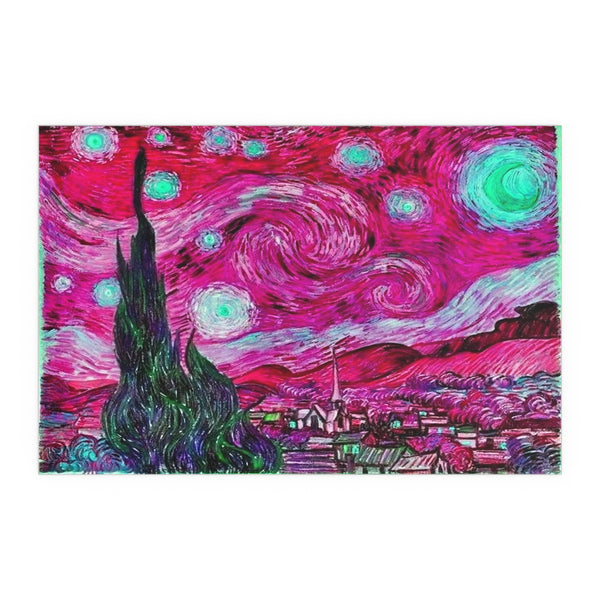 Star Night Fuchsia - Silk Poster