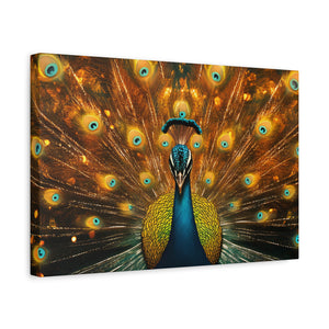 Neon Plumage - Canvas Poster