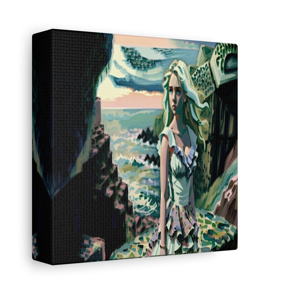 Cliff Over The Sea - Canvas Poster