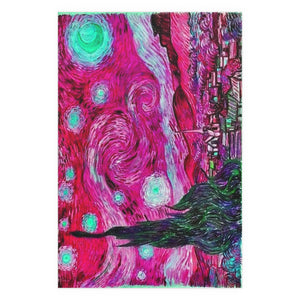 Star Night Fuchsia - Silk Poster