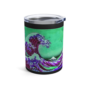 Purple Great Wave - 10oz Tumbler