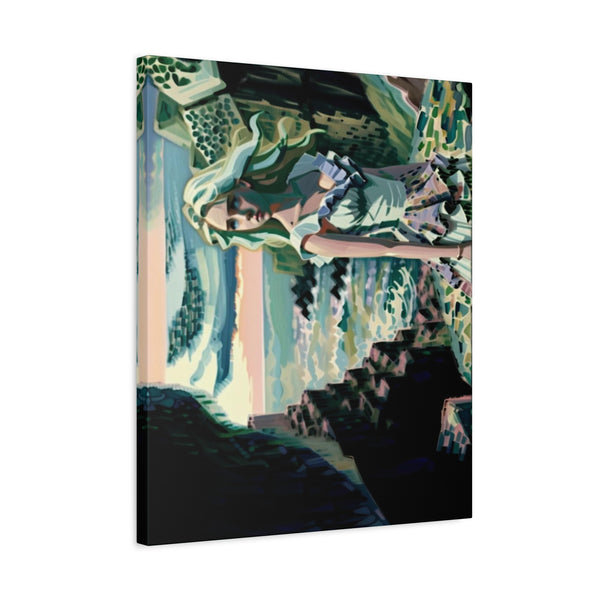 Cliff Over The Sea - Canvas Poster