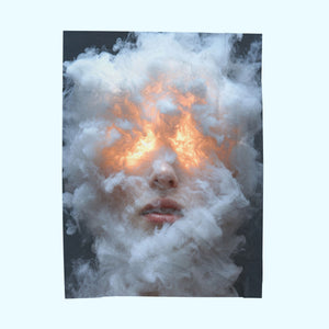 Inner Fire - Velveteen Plush Blanket