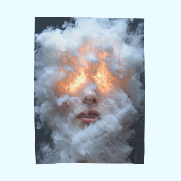 Inner Fire - Velveteen Plush Blanket