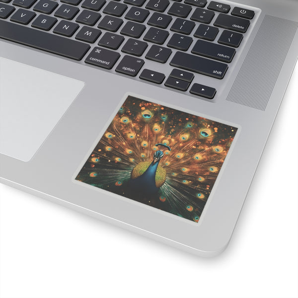 Neon Plumage - Vinyl Square Sticker
