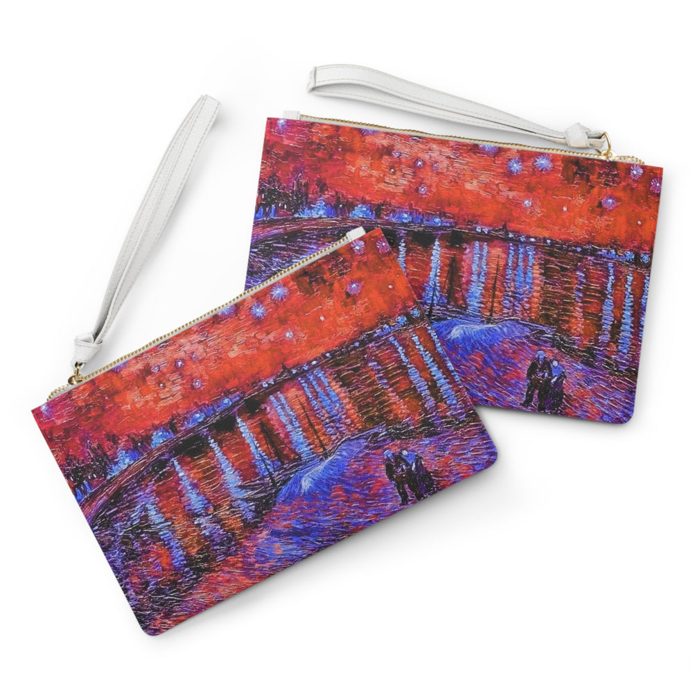Rhone Orange - Clutch Bag