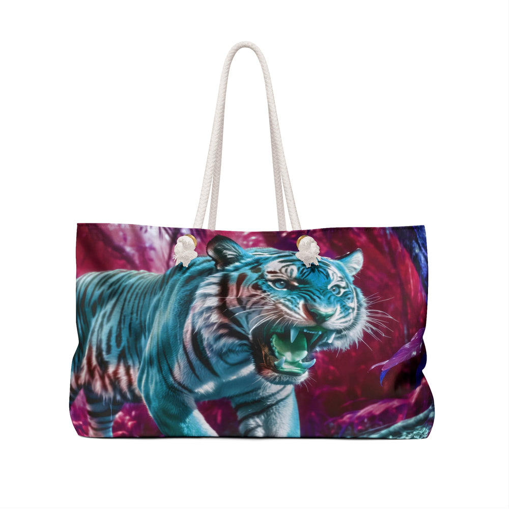 Bengal - Orange & Capri - Weekender Bag