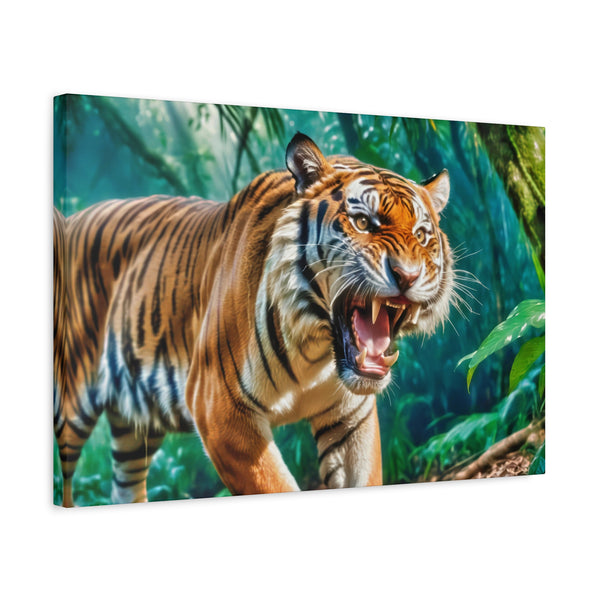 Orange Bengal - Canvas Poster