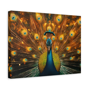 Neon Plumage - Canvas Poster