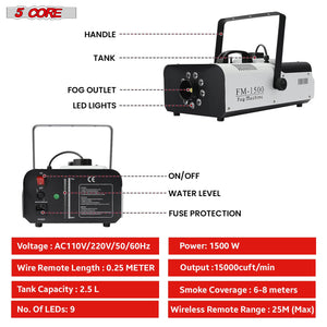 5 Core Indoor/Outdoor Fog Machine