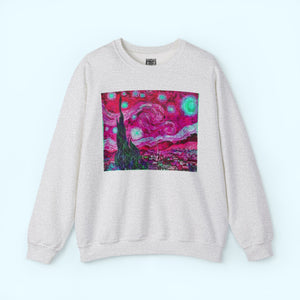 Star Night Fuchsia - Crewneck