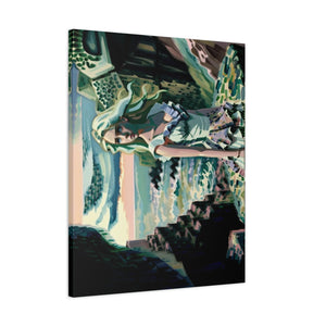 Cliff Over The Sea - Canvas Poster