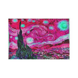 Star Night Fuchsia - Silk Poster