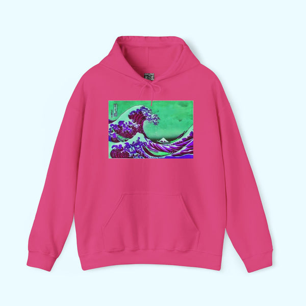 Purple Great Wave - Pullover