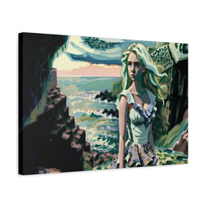Cliff Over The Sea - Canvas Poster