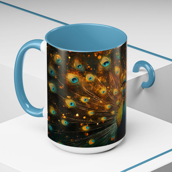 Neon Plumage - Coffee Mug - 15oz