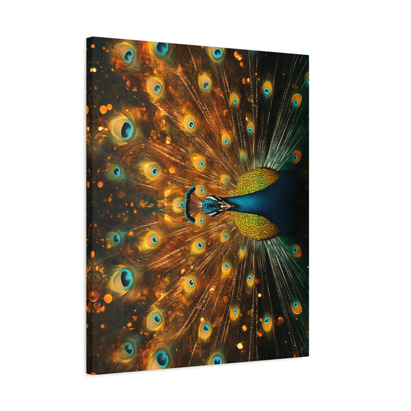 Neon Plumage - Canvas Poster