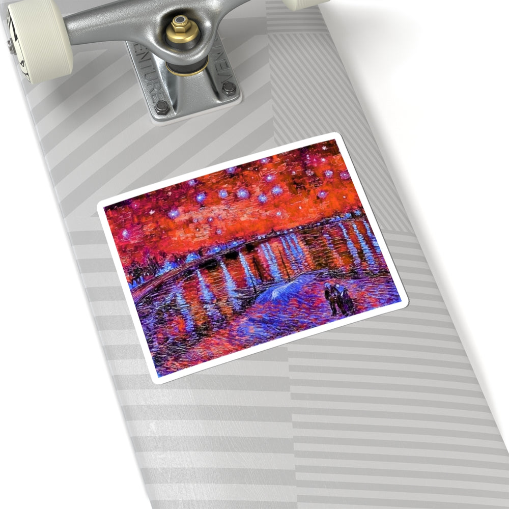 Rhone Orange - Vinyl Rectangle Sticker