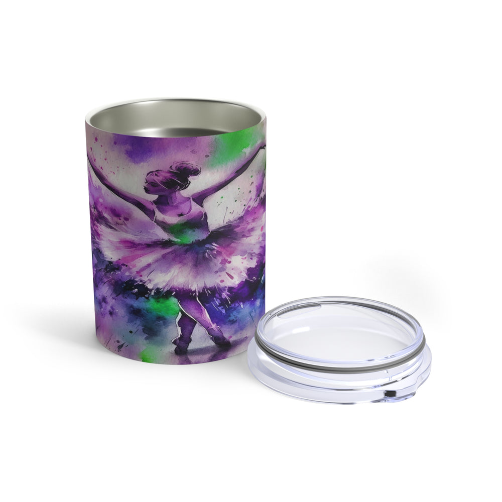 Polychrome Ballet - Purple - 10oz Tumbler
