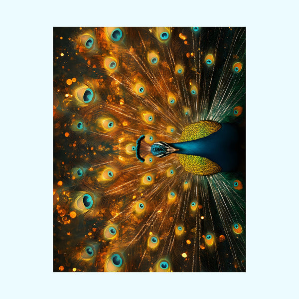 Neon Plumage - Matte Poster