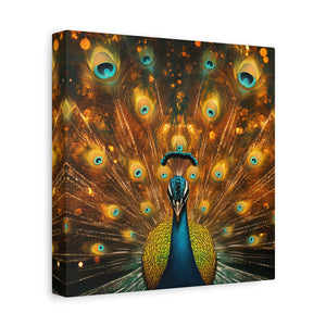 Neon Plumage - Canvas Poster