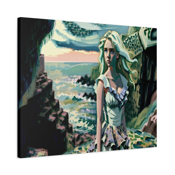 Cliff Over The Sea - Canvas Poster