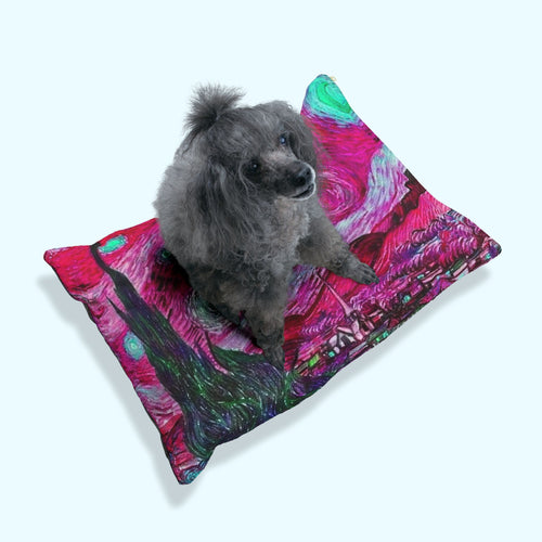 Star Night Fuchsia - Pet Bed