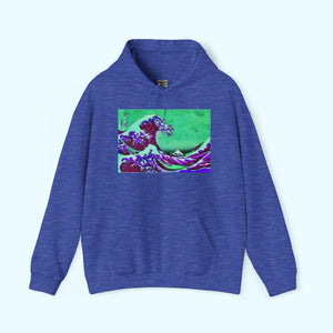 Purple Great Wave - Pullover