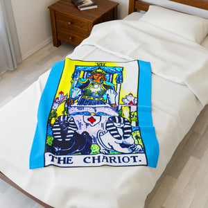 V.T.C. Logo - Velveteen Plush Blanket