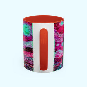 Star Night Fuchsia - Coffee Mug - 11oz