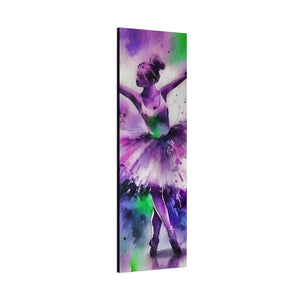 Polychrome Ballet Purple - Canvas Poster