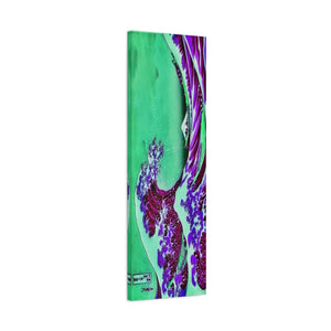Purple Great Wave - Canvas Poster
