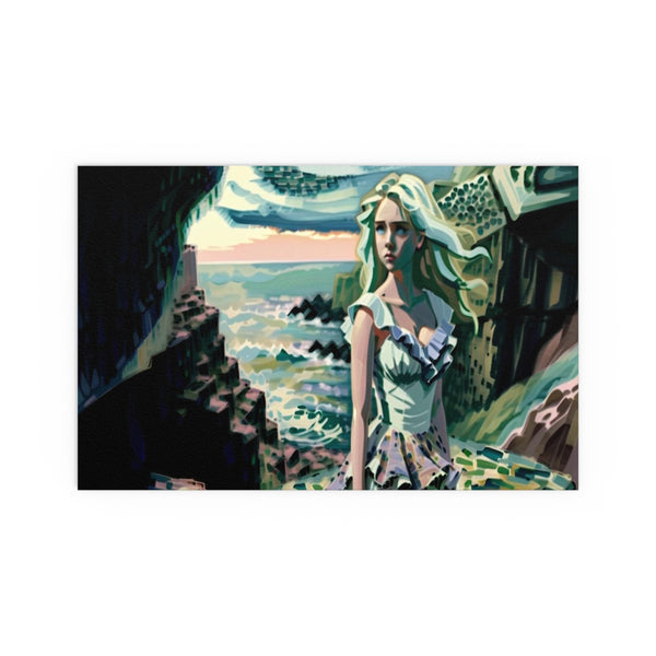 Cliff Over The Sea - Silk Poster