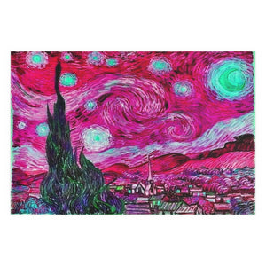 Star Night Fuchsia - Silk Poster