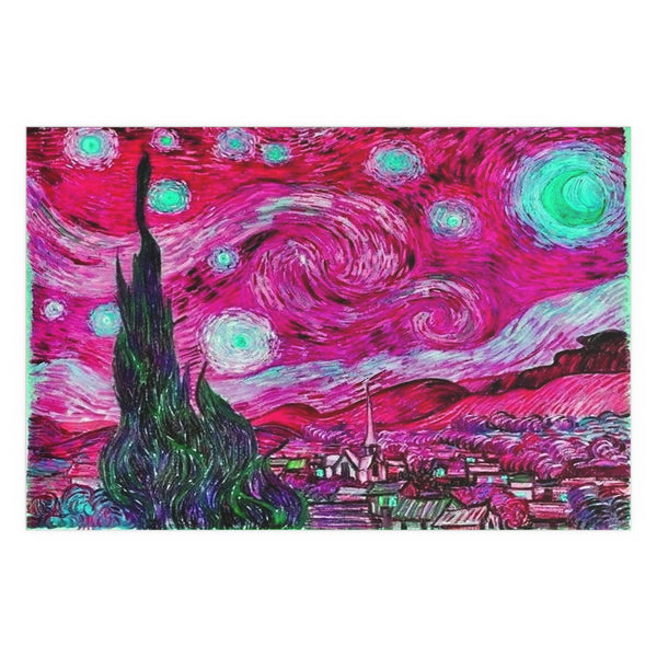 Star Night Fuchsia - Silk Poster