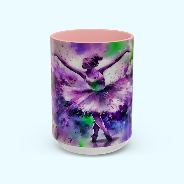Polychrome Ballet Purple - Coffee Mug - 15oz