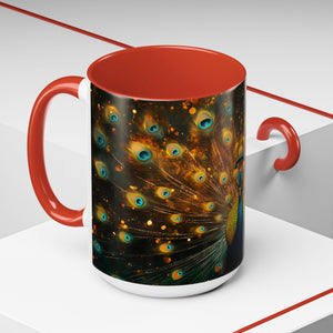 Neon Plumage - Coffee Mug - 15oz