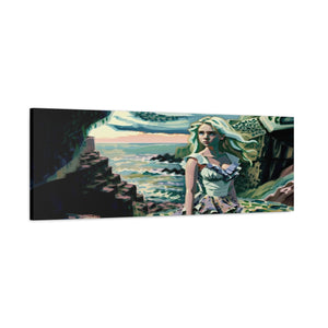 Cliff Over The Sea - Canvas Poster